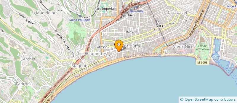 localisation de l'entreprise OK PROTEIN à NICE