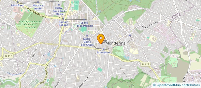 localisation de l'entreprise OK RENOV à MONTFERMEIL