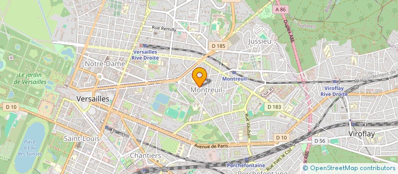 localisation de l'entreprise OK RENOV à VERSAILLES