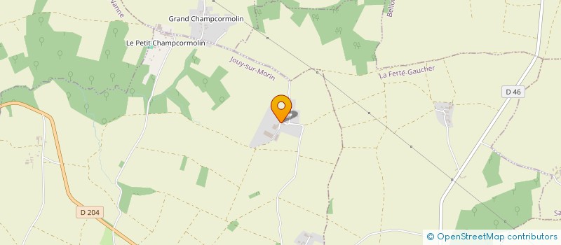 localisation de l'entreprise OK STOCKAGE  JOUY-SUR-MORIN