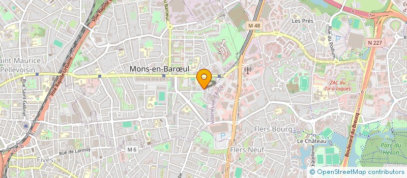 localisation de l'entreprise OK TAXI  MONS-EN-BARUL