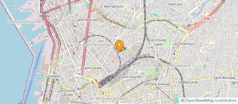 localisation de l'entreprise OK TRANSITION à MARSEILLE