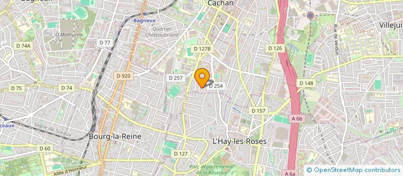 localisation de l'entreprise OKA 3000  CACHAN