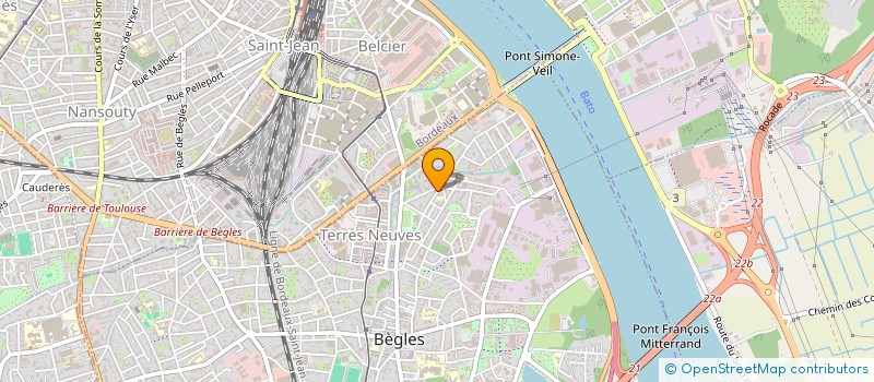 localisation de l'entreprise OKA à BEGLES