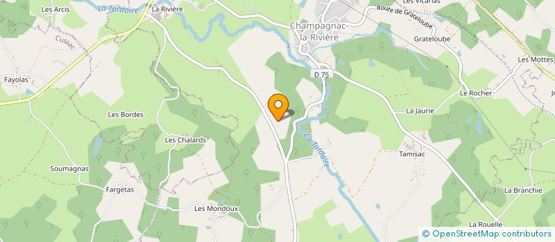 localisation de l'entreprise OKA DE LA GRANGE à CHAMPAGNAC-LA-RIVIERE