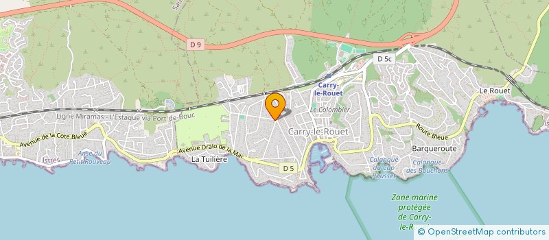 localisation de l'entreprise OKA INTERNATIONAL à CARRY-LE-ROUET