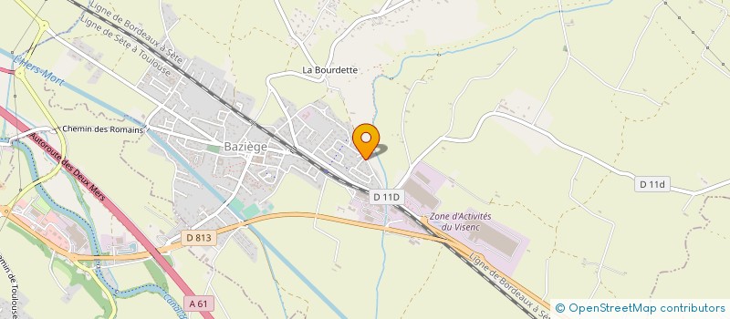 localisation de l'entreprise OKA-MTP à BAZIEGE