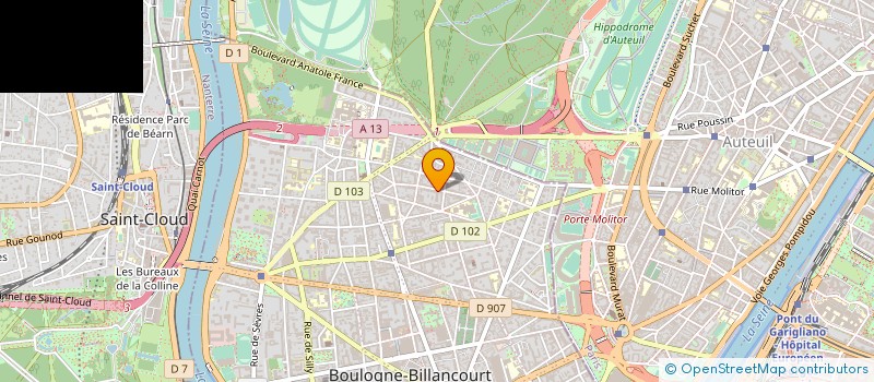 localisation de l'entreprise OKA PRODUCTION à BOULOGNE-BILLANCOURT