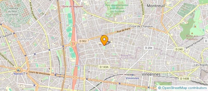 localisation de l'entreprise OKAERI à MONTREUIL