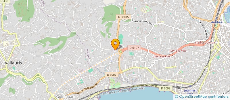 localisation de l'entreprise OKAIS à ANTIBES
