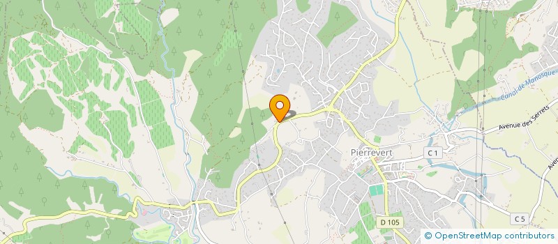 localisation de l'entreprise OKALILE  PIERREVERT