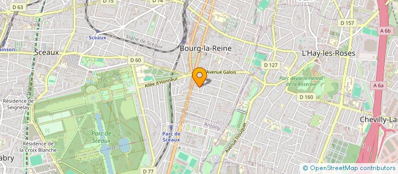 localisation de l'entreprise OKAMI à BOURG-LA-REINE