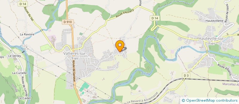 localisation de l'entreprise OKAMIDEV  VALLIERES-SUR-FIER