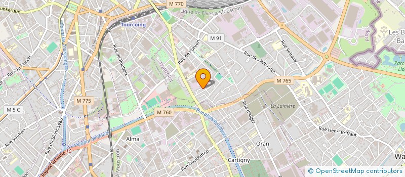 localisation de l'entreprise OKAN - KAAN  WATTRELOS