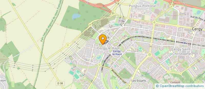 localisation de l'entreprise OKANAO  CERGY