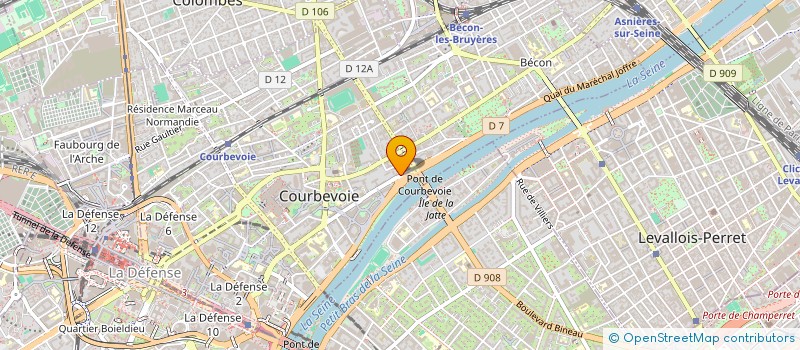 localisation de l'entreprise OKANN GROUP à COURBEVOIE