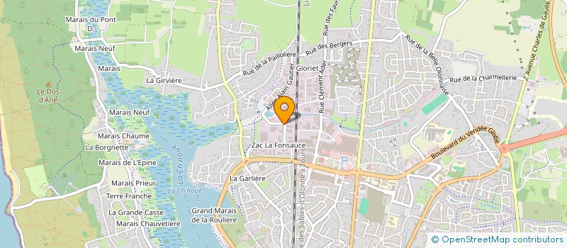 localisation de l'entreprise OKANS à LES SABLES D'OLONNE