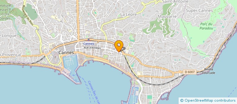 localisation de l'entreprise OKAPI à CANNES