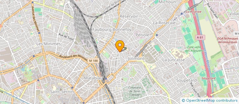localisation de l'entreprise OKAPI à TOULOUSE