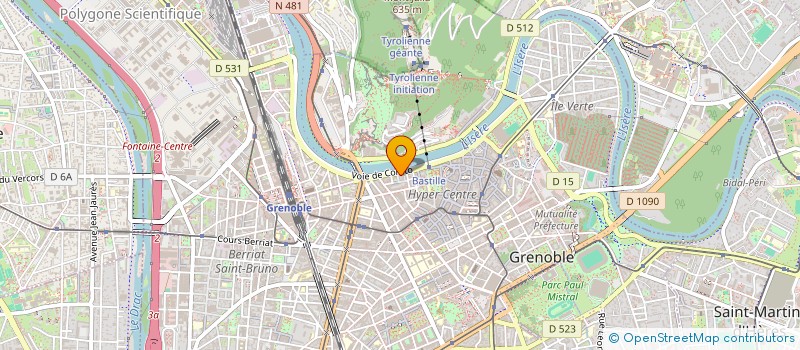 localisation de l'entreprise OKAPI à GRENOBLE
