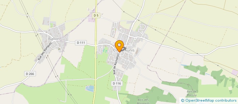 localisation de l'entreprise OKAPI  CIRE-D'AUNIS