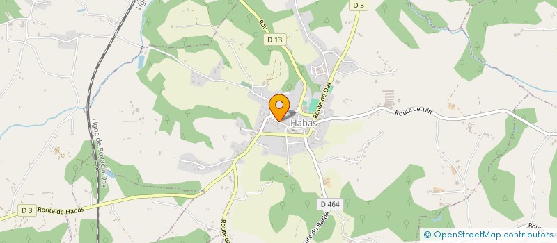 localisation de l'entreprise OKAPI  HABAS