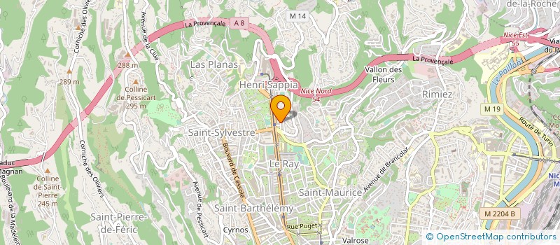 localisation de l'entreprise OKAPY  NICE