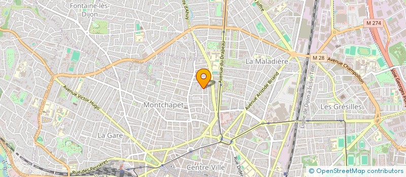 localisation de l'entreprise OKAVO PRODUCTION  DIJON