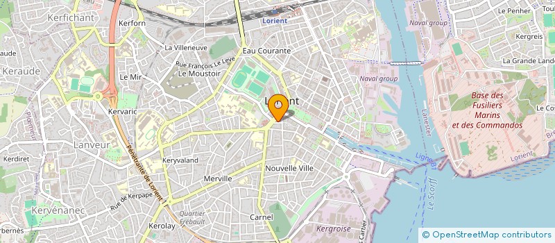 localisation de l'entreprise OKAWA à LORIENT