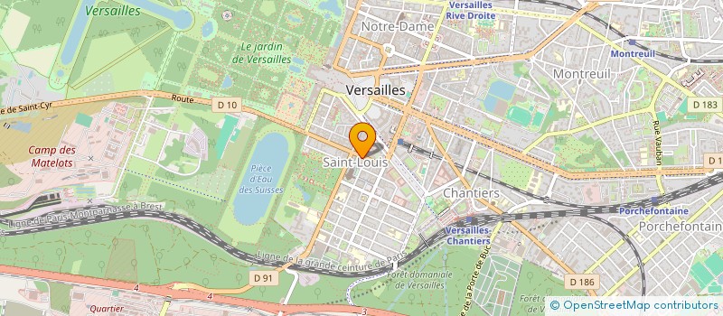 localisation de l'entreprise OKAWAI à VERSAILLES