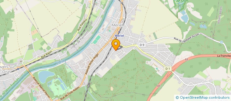 localisation de l'entreprise OKAY  BUTRY-SUR-OISE