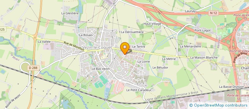 localisation de l'entreprise OKAY DOC  VEZIN-LE-COQUET