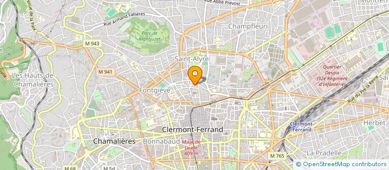 localisation de l'entreprise OKAZIJEUX à CLERMONT-FERRAND