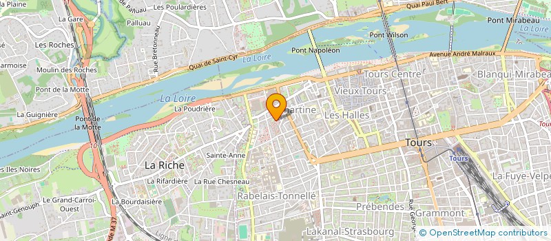 localisation de l'entreprise OKDOC PRODUCTION  TOURS