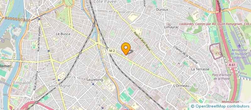 localisation de l'entreprise OKEANOS à TOULOUSE