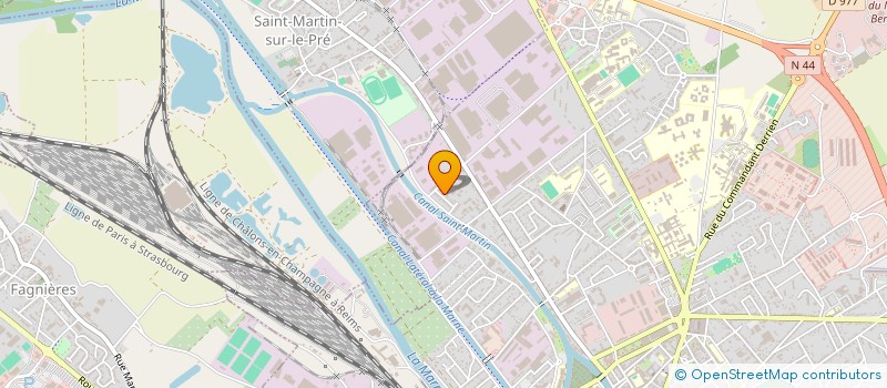 localisation de l'entreprise OKEANOS  CHALONS-EN-CHAMPAGNE