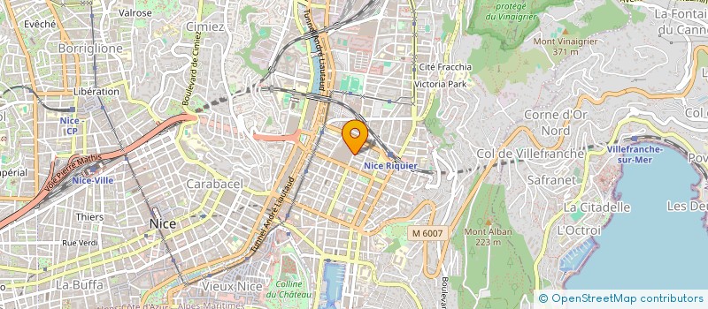 localisation de l'entreprise OKEANOS à NICE