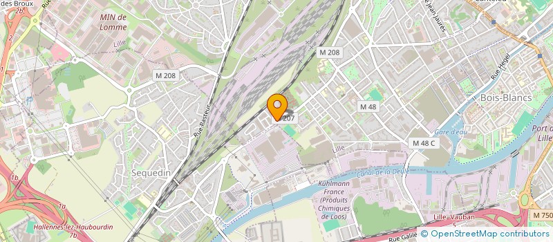 localisation de l'entreprise OKEANOS à LILLE