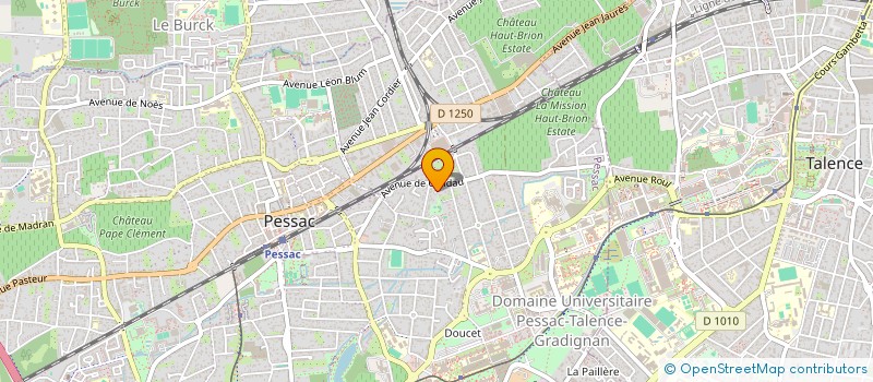 localisation de l'entreprise OKEANOS  PESSAC