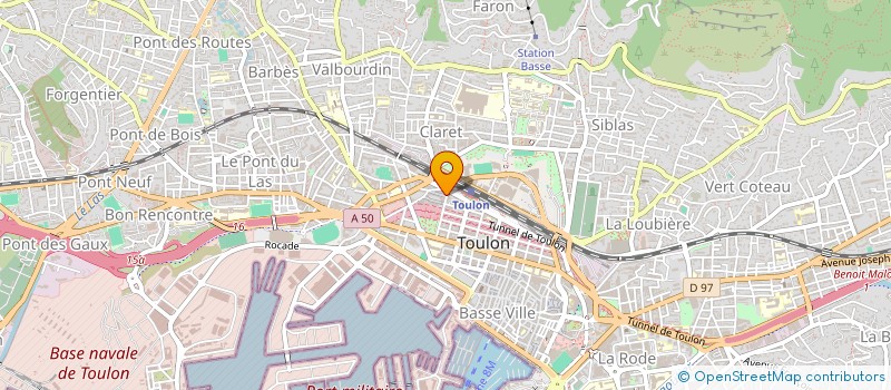 localisation de l'entreprise OKEANYS  TOULON