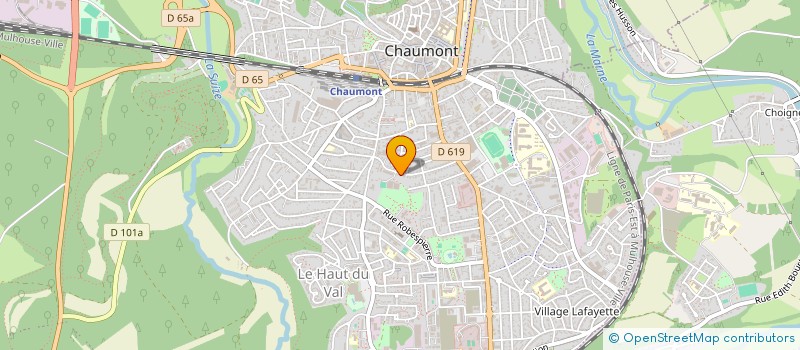 localisation de l'entreprise OKEI à CHAUMONT