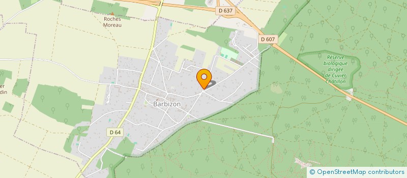 localisation de l'entreprise OKENITE à BARBIZON