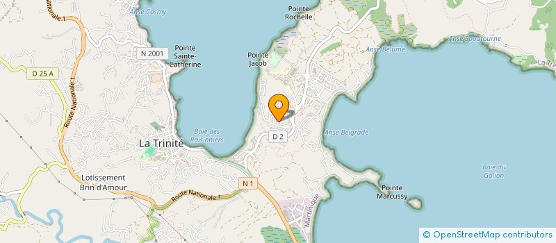 localisation de l'entreprise OKEO  LA TRINITE