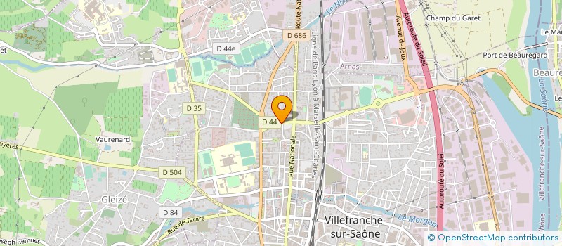 localisation de l'entreprise OKETY  VILLEFRANCHE-SUR-SAONE