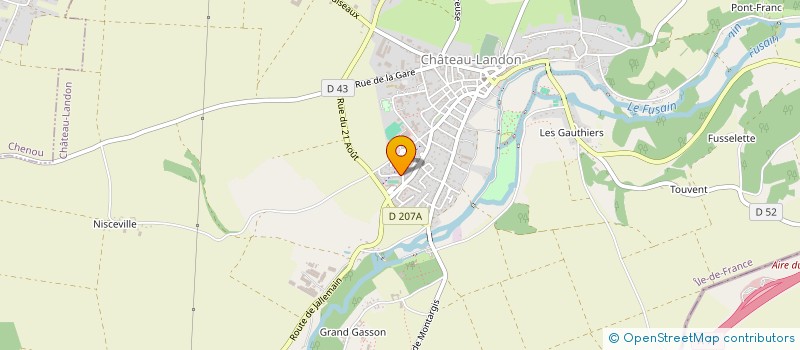 localisation de l'entreprise OKFAN CONSULTING  CHATEAU-LANDON