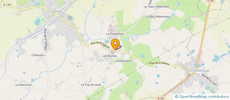 localisation de l'entreprise OKI à COURLAY