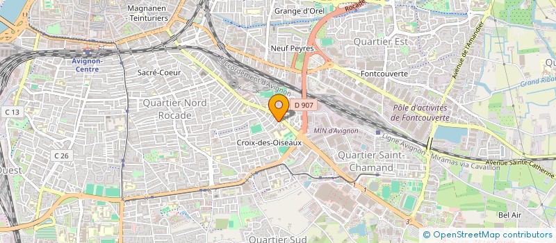 localisation de l'entreprise OKI  AVIGNON