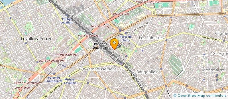 localisation de l'entreprise OKI BATIGNOLLES  PARIS