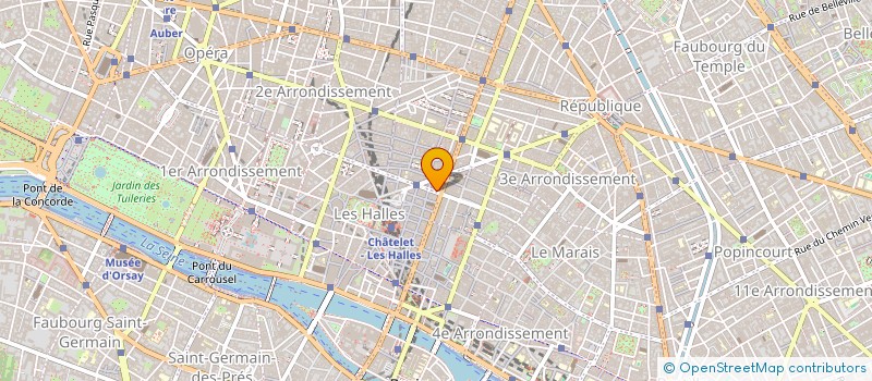 localisation de l'entreprise OKI CHATELET  PARIS