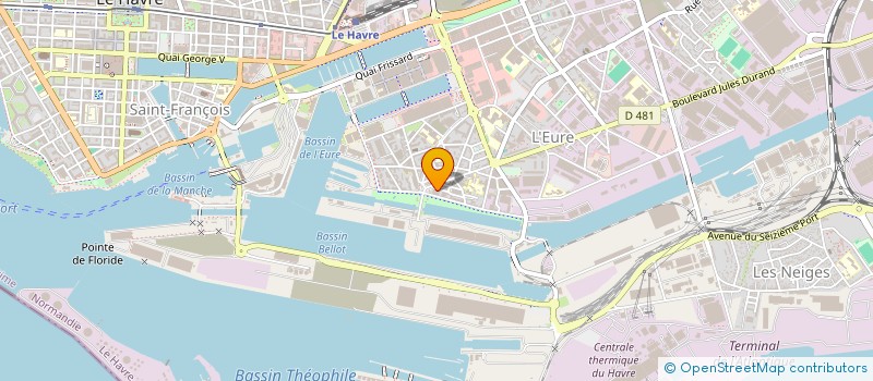 localisation de l'entreprise OKIDUTY à LE HAVRE